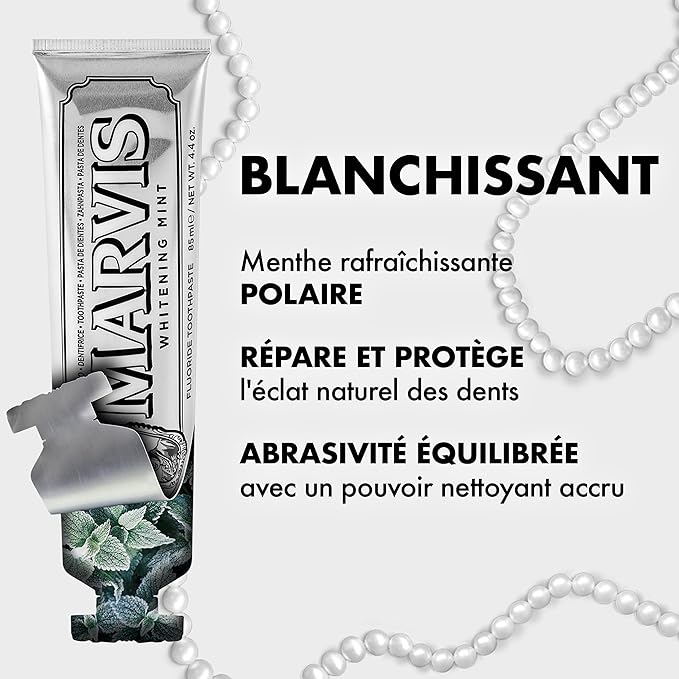 MARVIS DENTIFRICE BLANCHISSANT MENTHE 85ML