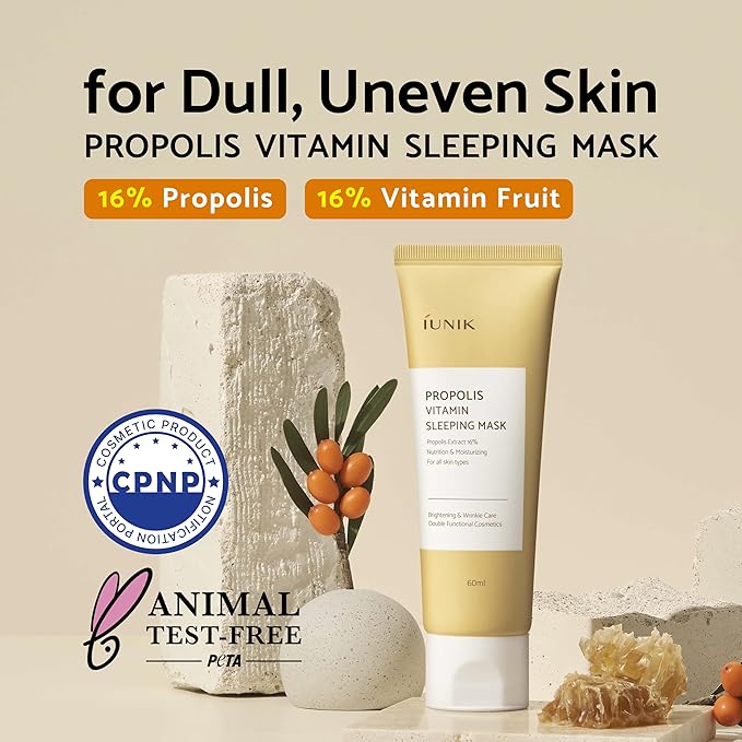 IUNIK PROPOLIS VITAMIN SLEEPING MASK 60 ML
