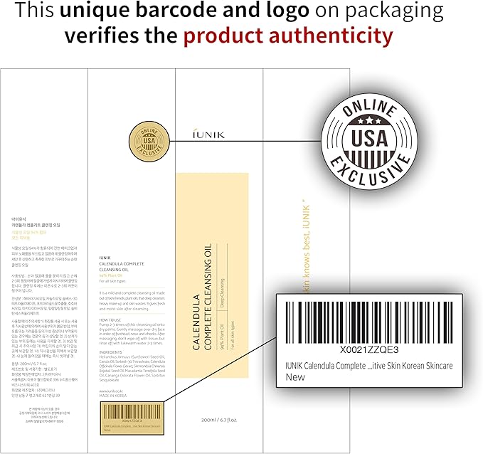 IUNIK CALENDULA COMPLETE CLEANSING OIL 200 ML