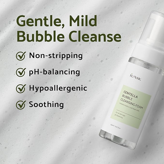 IUNIK CENTELLA BUBBLE CLEANSING FOAM 150 ML