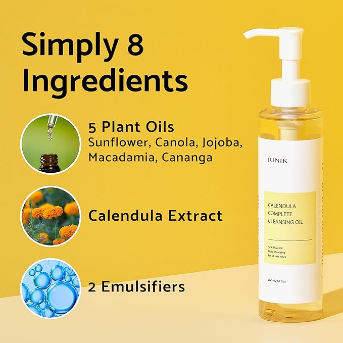 IUNIK CALENDULA COMPLETE CLEANSING OIL 200 ML