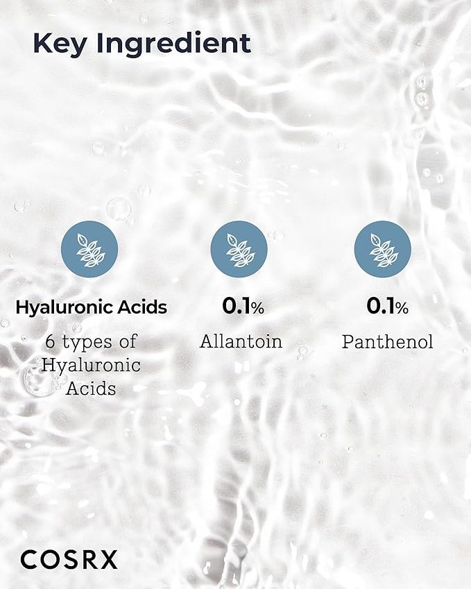 COSRX HYDRIUM WATERY TONER HYDRATANT À L’ACIDE HYALURONIQUE ET AU PANTHÉNOL 150ML