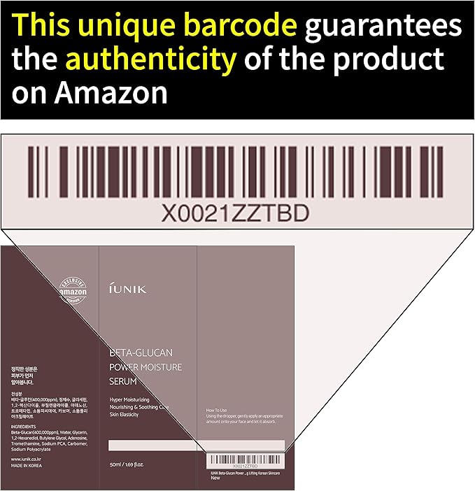 IUNIK BETA-GLUCAN POWER MOISTURE SÉRUM 50 ML