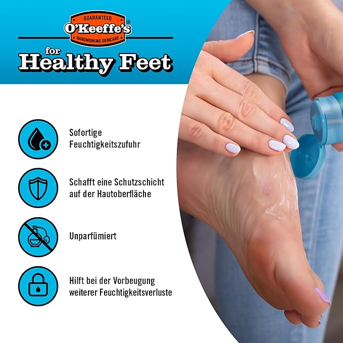 O'KEEFFE'S HEALTHY FEET CRÈME POUR LES PIEDS 91 G