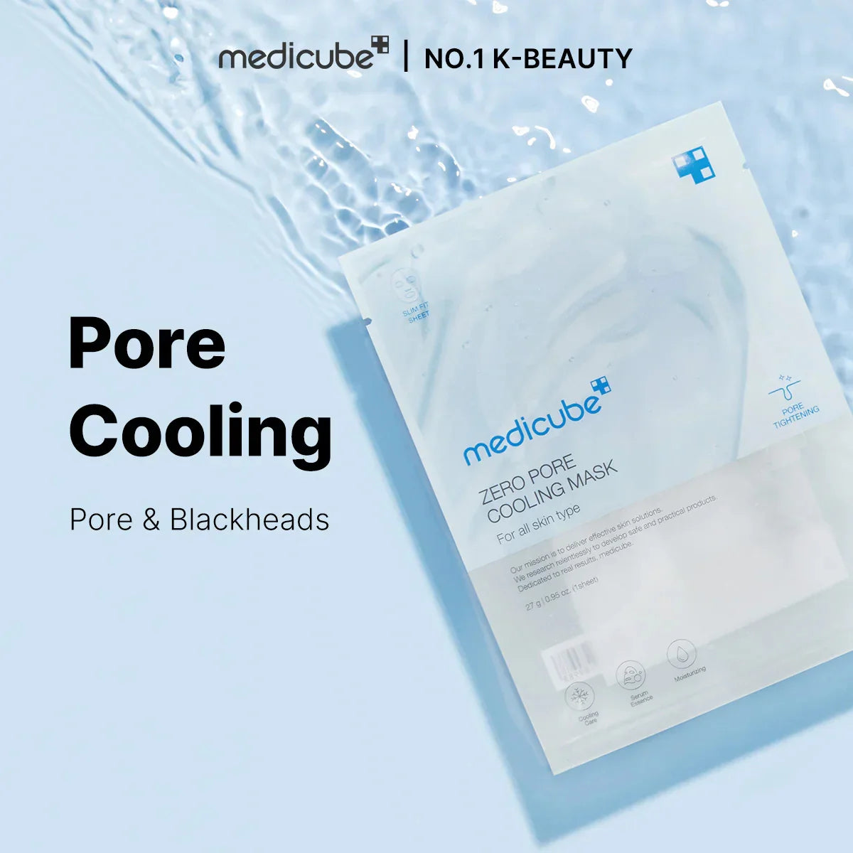 MEDICUBE ZERO PORE COOLING MASK SHEET 27G