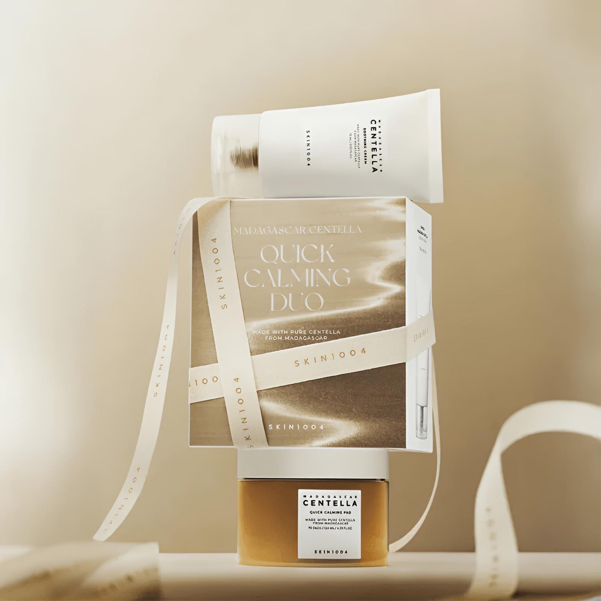 SKIN 1004 QUIK CALMING DUO ( QUIK CALMING PAD 150 ML & SOOTHING CREAM 75 ML )