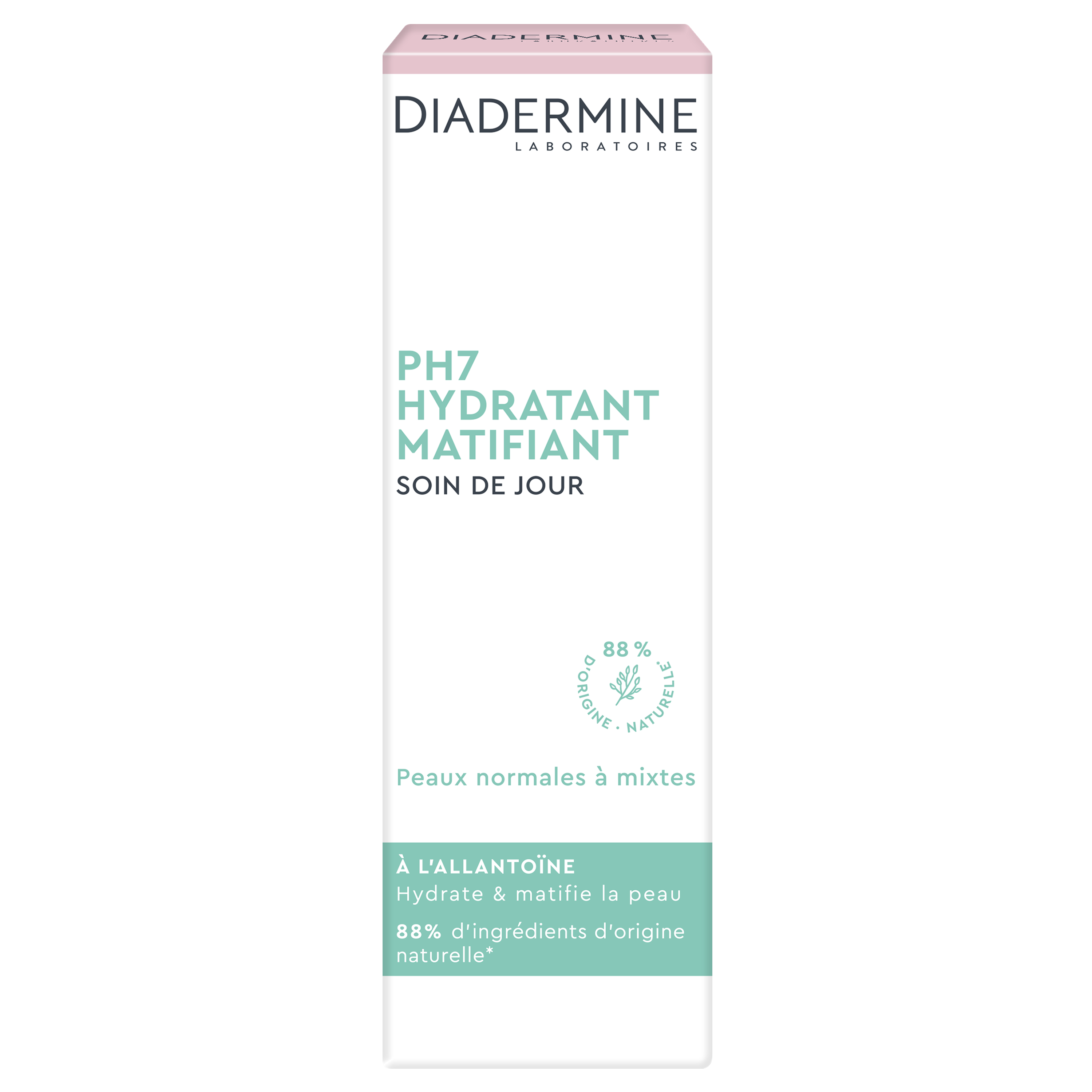 DIADERMINE PH7 SOIN DE JOUR HYDRATANT MATIFIANT TUBE PEAUX NORMALES À MIXTES