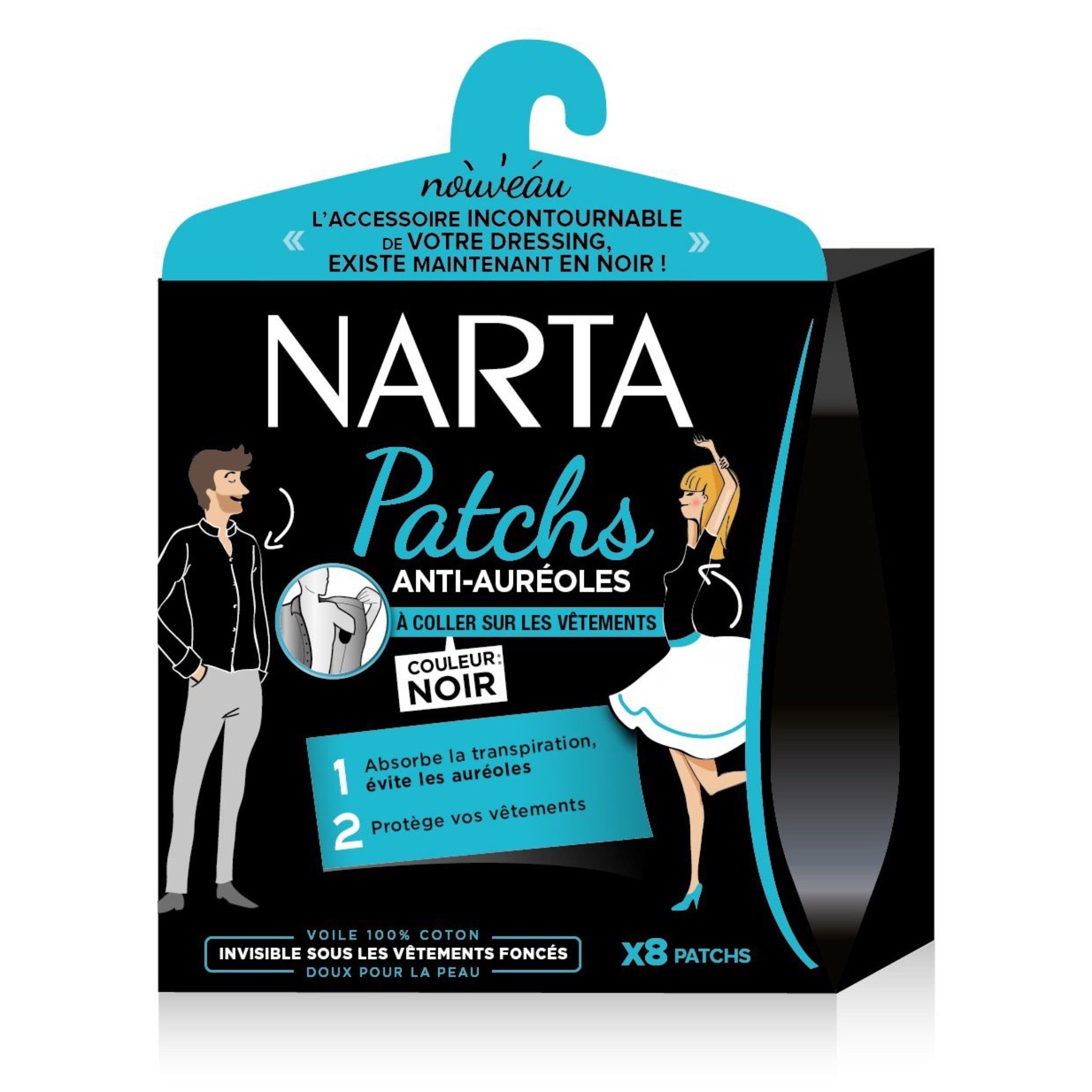 NARTA PATCH DE PROTECTION DE VETEMENTS ET ABSORBE LA TRANSPIRATION