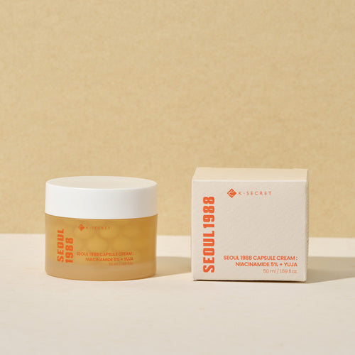 K-SECRET SEOUL 1988 CAPSULE CREAM NIACINAMIDE 5% + YUJA 50 ML