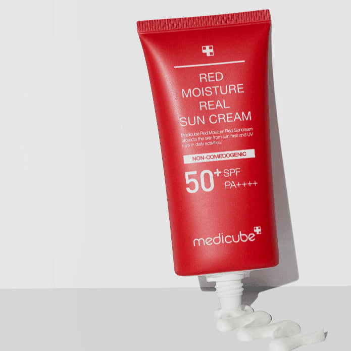 MEDICUBE RED MOISTURE REAL SUN CREAM 50ML SPF50+, PA++++