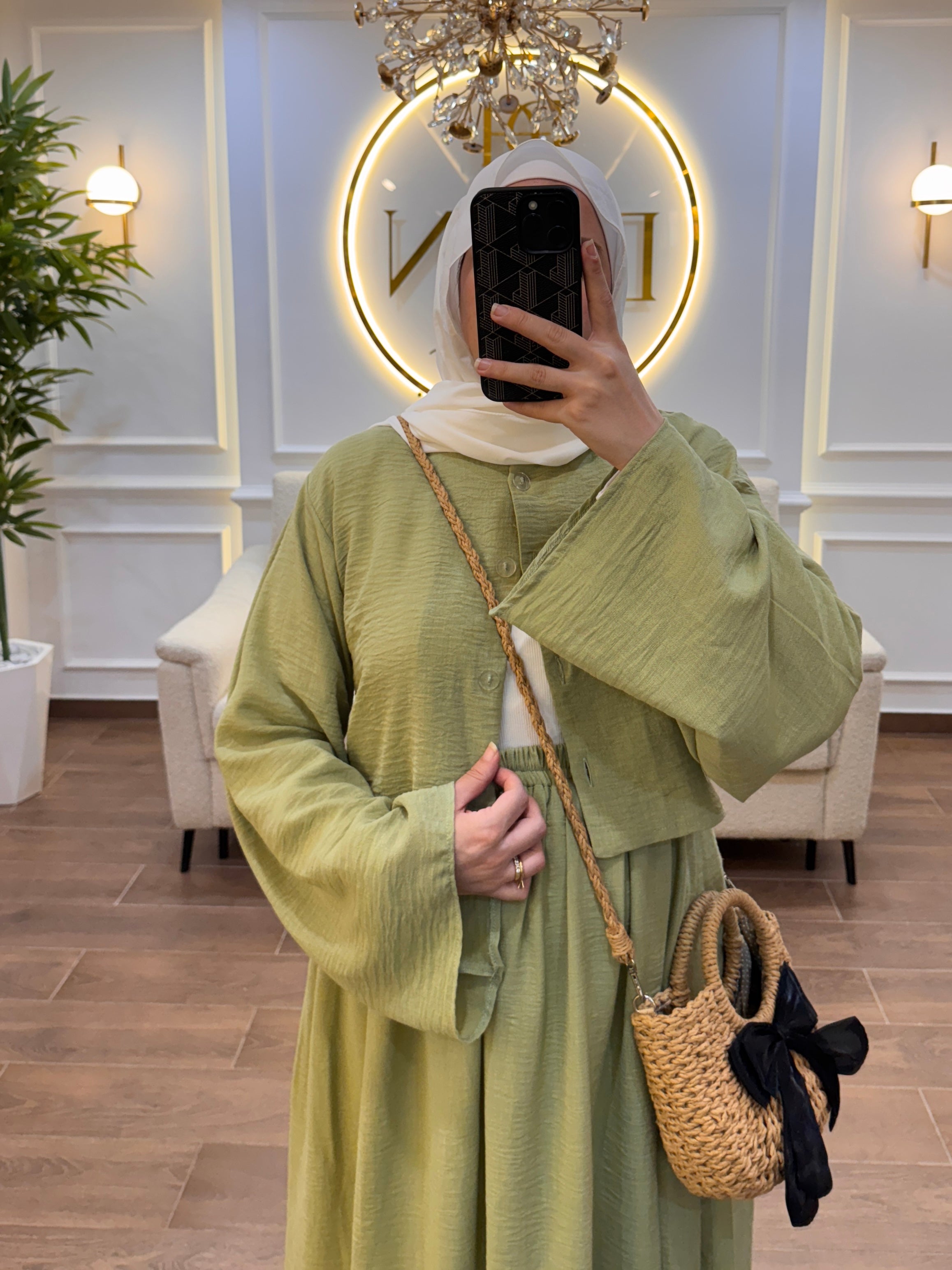 ENSEMBLE EN LIN TOKYO VERT