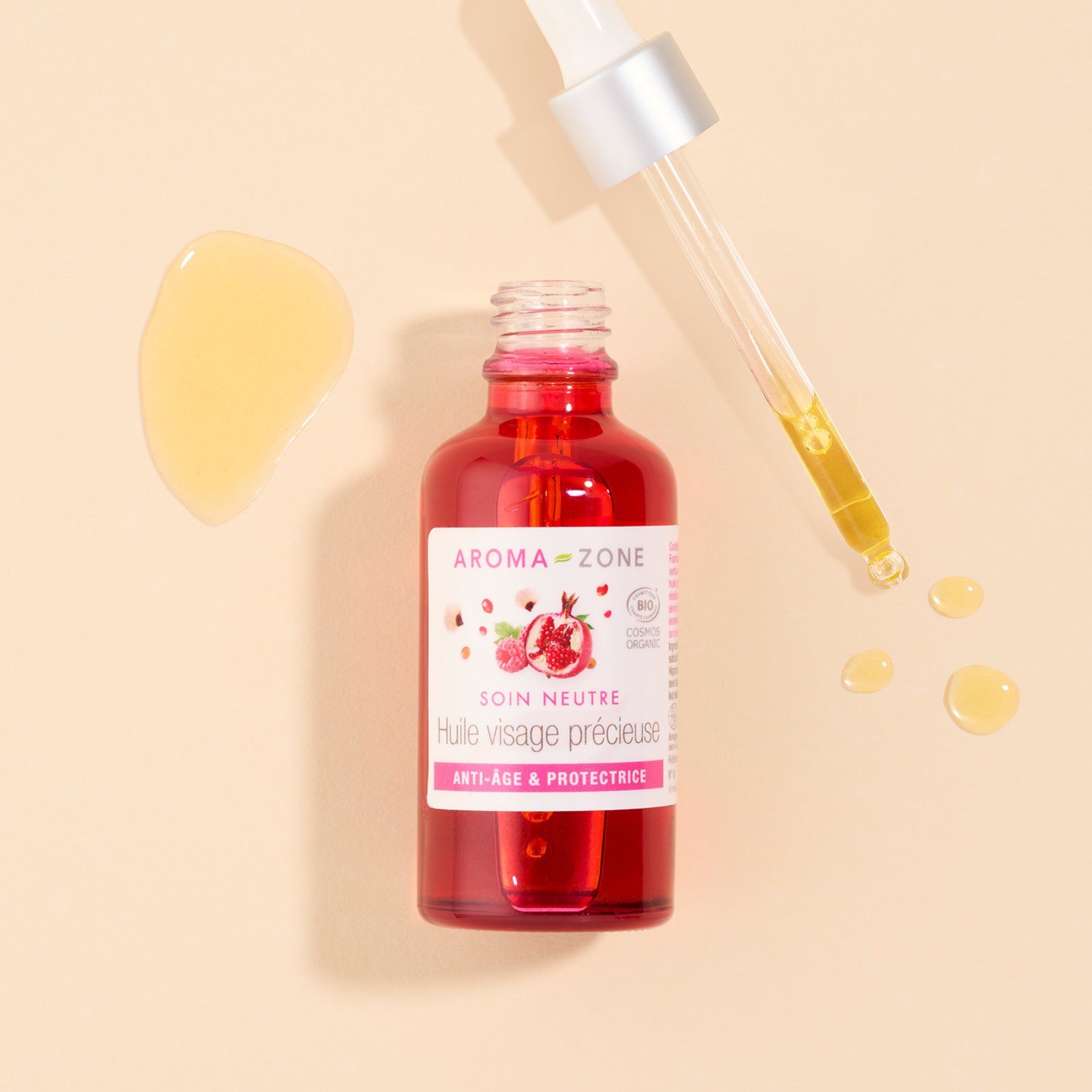 AROMA ZONE HUILE VISAGE PRECIEUSE ANTI AGE BIO ( AUX 5 HUILES PRÉCIEUSES )