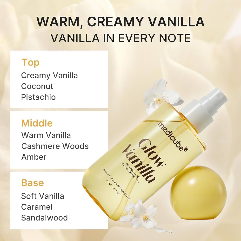 MEDICUBE GLOW VANILLA HAIR & BODY FRAGRANCE MIST 100ML