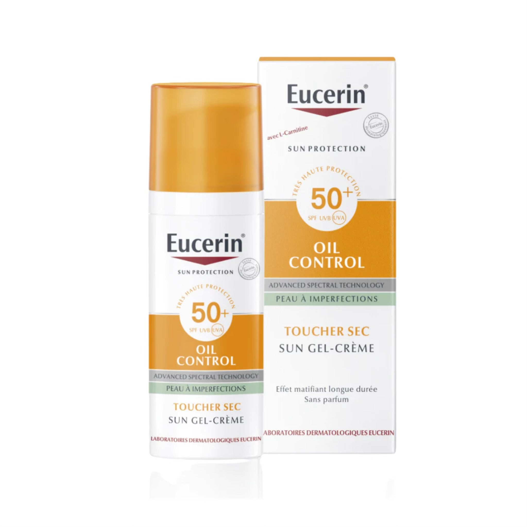 EUCERIN SUN PROTECTION OIL CONTROL SPF 50+ GEL-CRÈME POUR LES PEAUX GRASSES À TENDANCE ACNÉIQUE