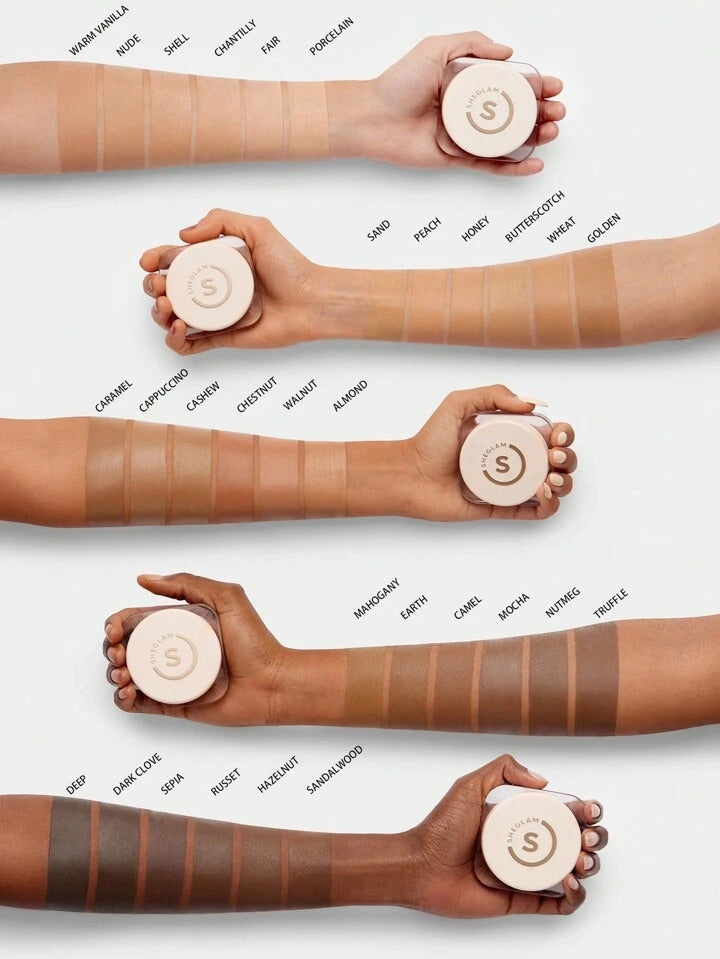 SHEGLAM BAUME FOND DE TEINT COUVRANCE TOTALE COULEUR SHELL