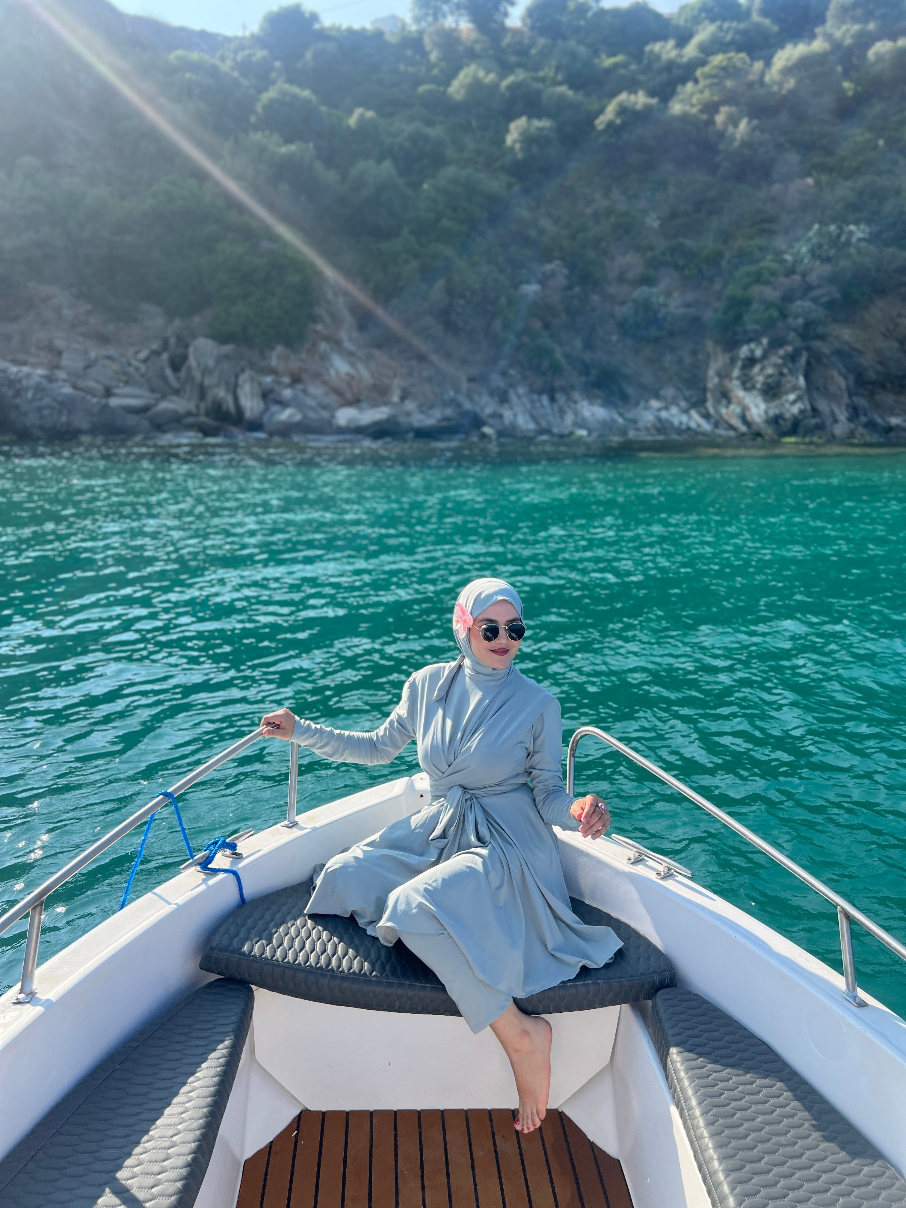 BURKINI STYLE ROBE CLOCHE COULEUR VERT MINT