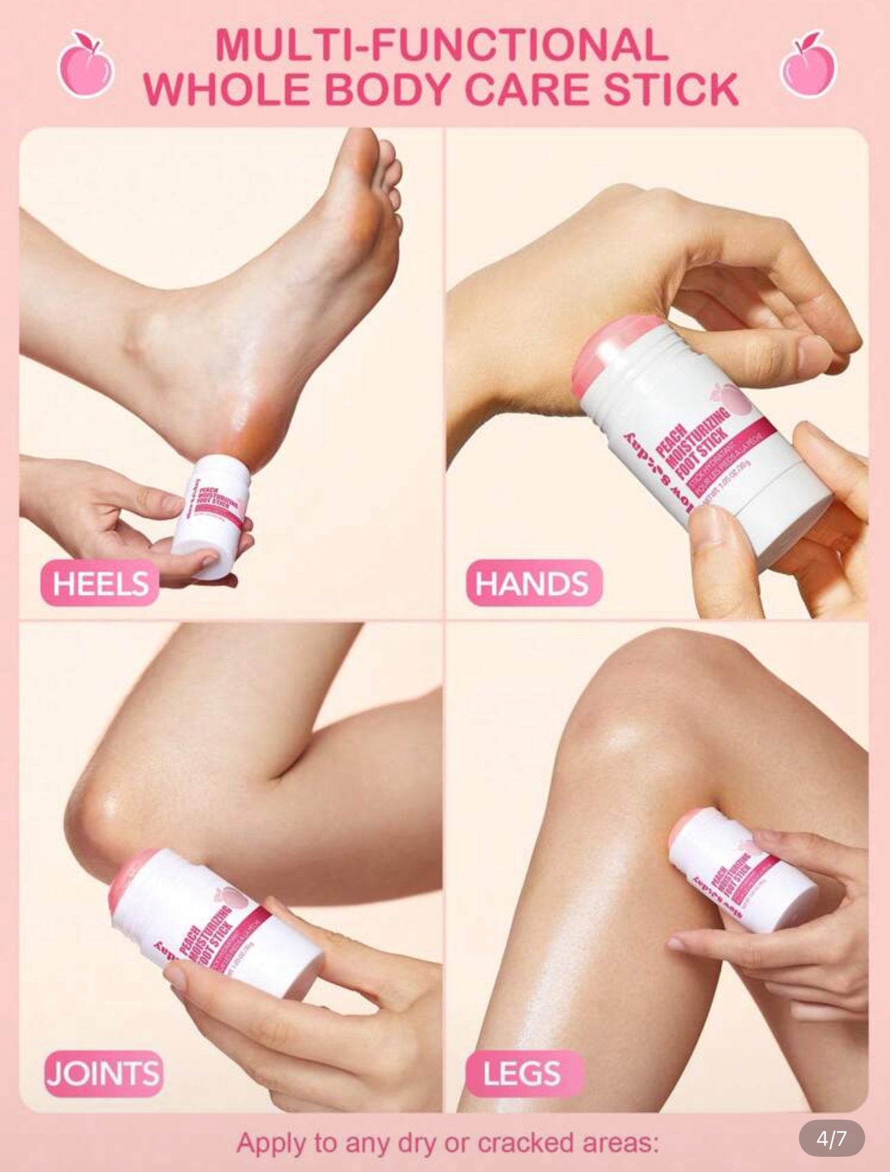 STICK HYDRATANT POUR LES PIEDS A LA PÊCHE 30 G