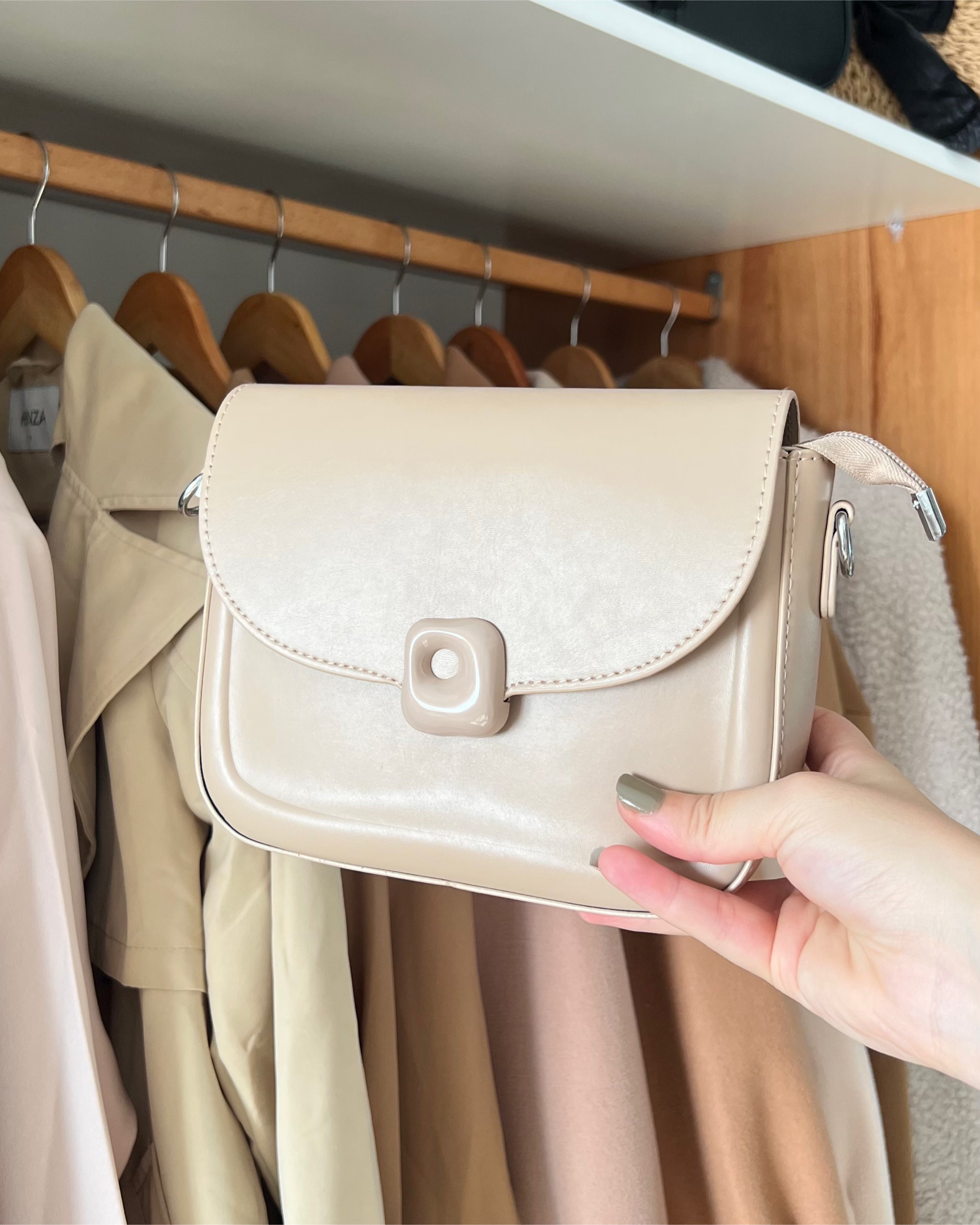 SAC DION CUTE COULEUR BEIGE FONCÉ