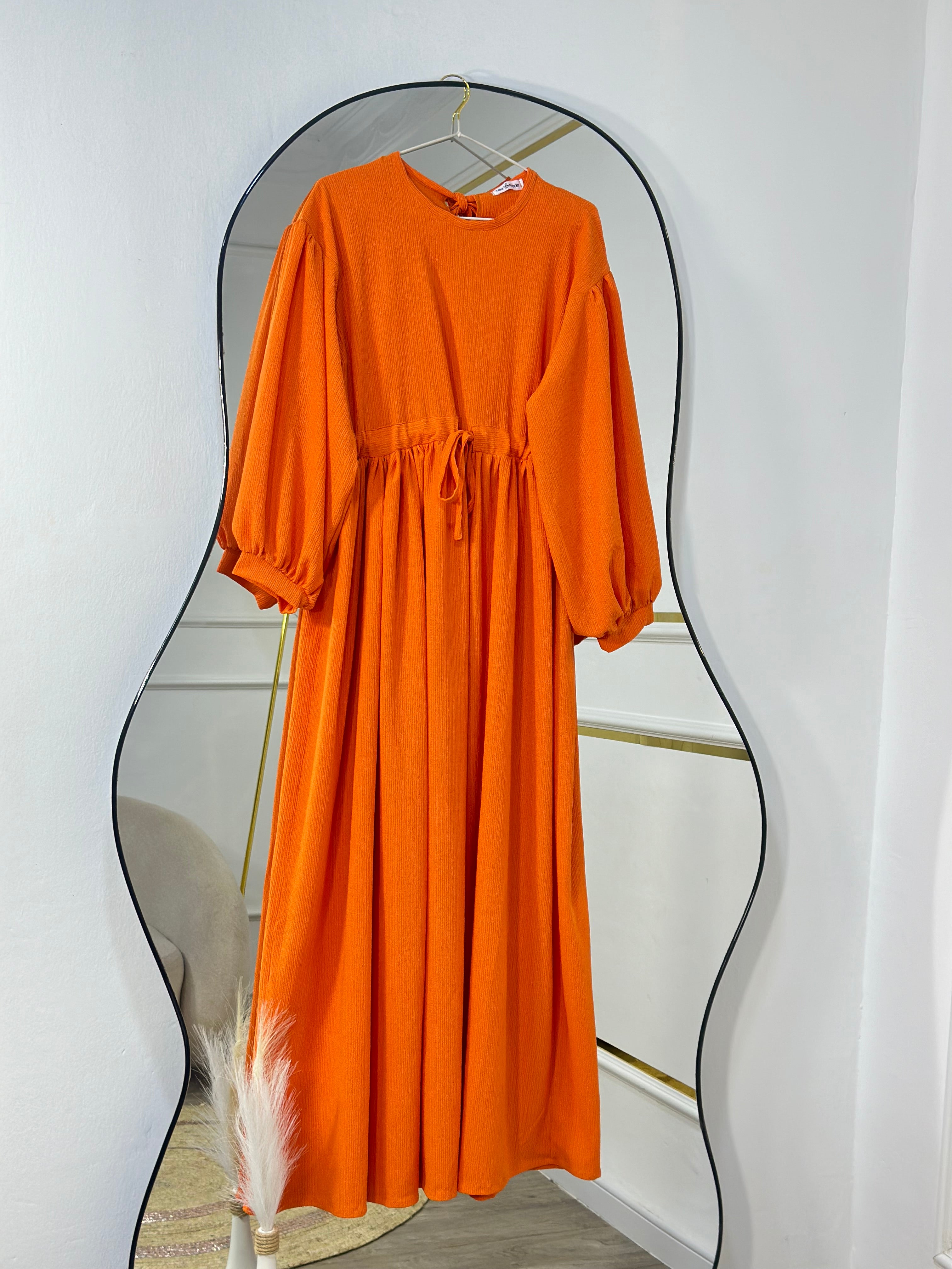ROBE ISTANBUL EN COULEUR ORANGE