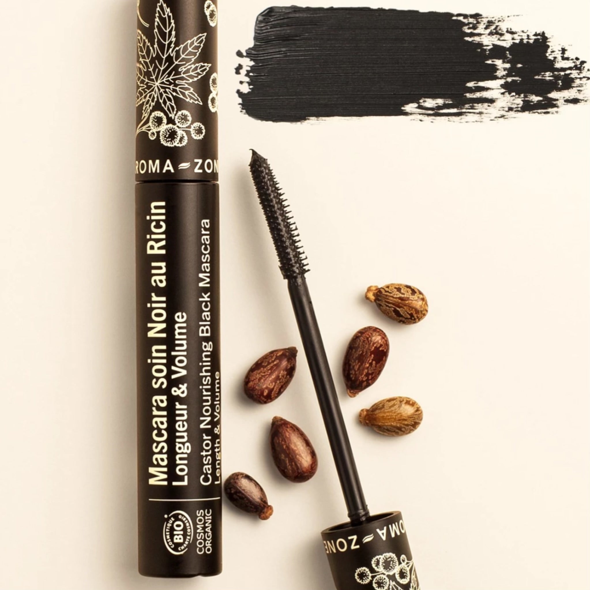 AROMA ZONE MASCARA SOIN NOIR AU RICIN BIO