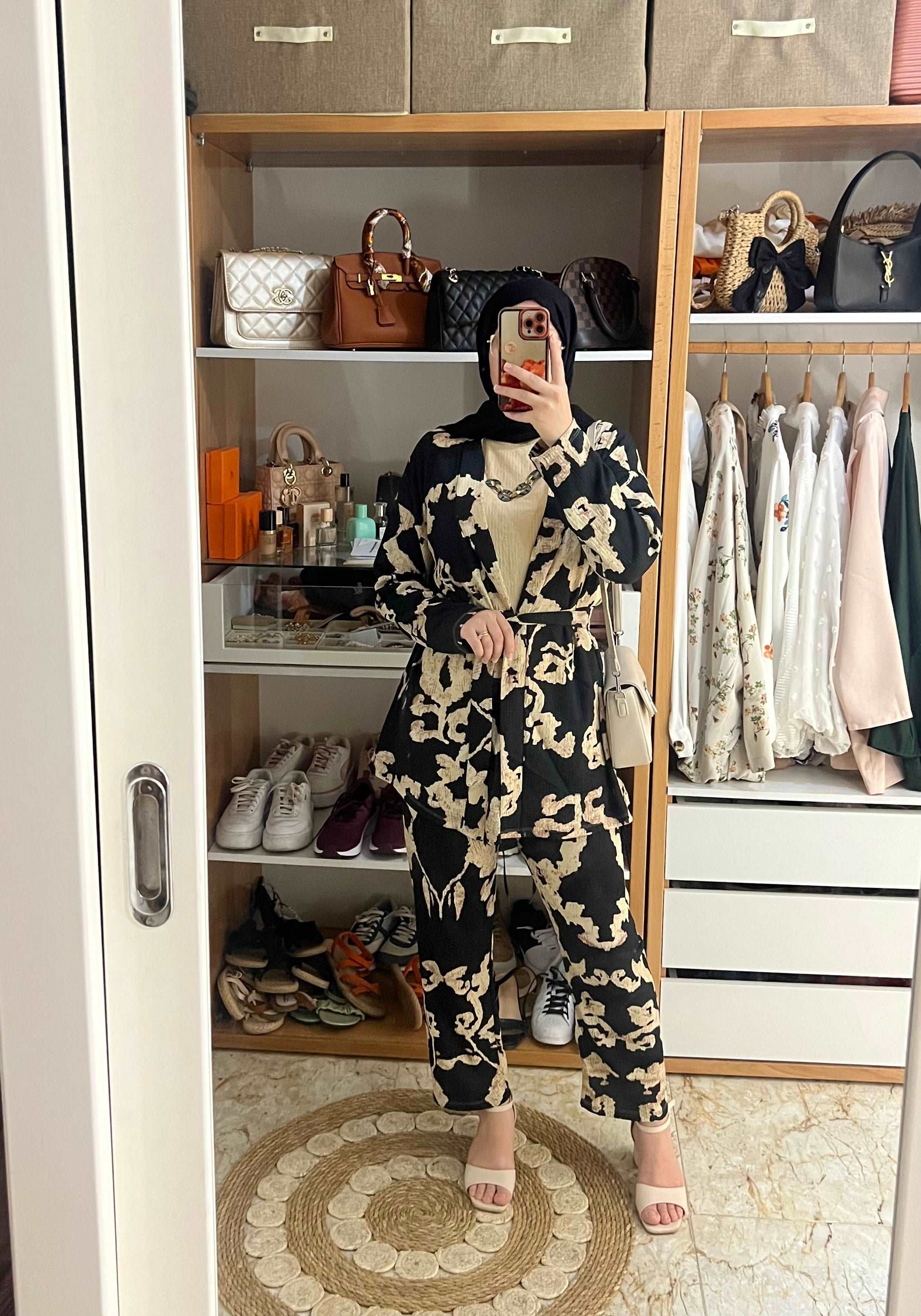 ENSEMBLE 3 PIECES KIMONO PANTALON TRICOT SANS MANCHES DEMI SAISON - Premium ENSEMBLE from DION - Just DA 5600! Shop now at DION