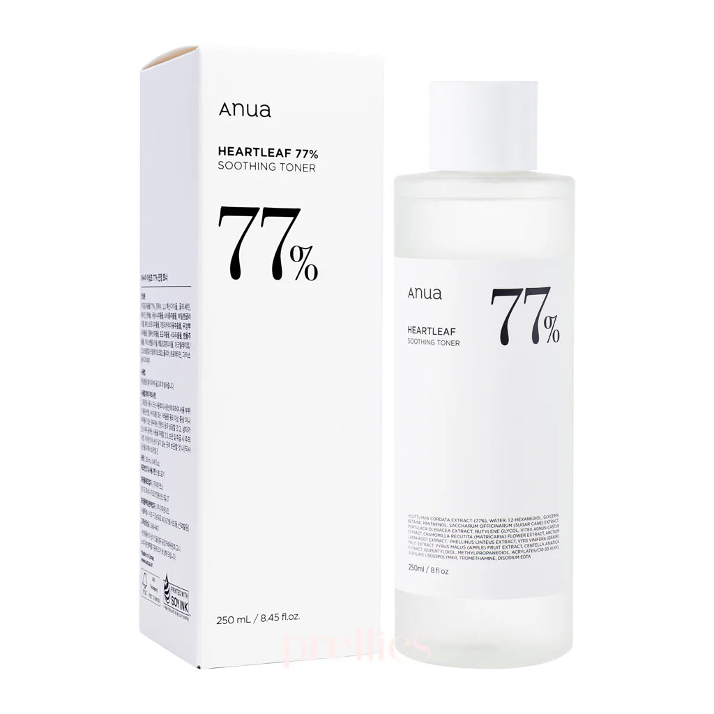ANUA HEARTLEAF 77% SOOTHING TONER 250 ML