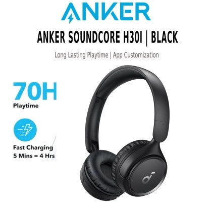 CASQUE BLUTOOTH ANKER SOUNDCORE H30I NOIR