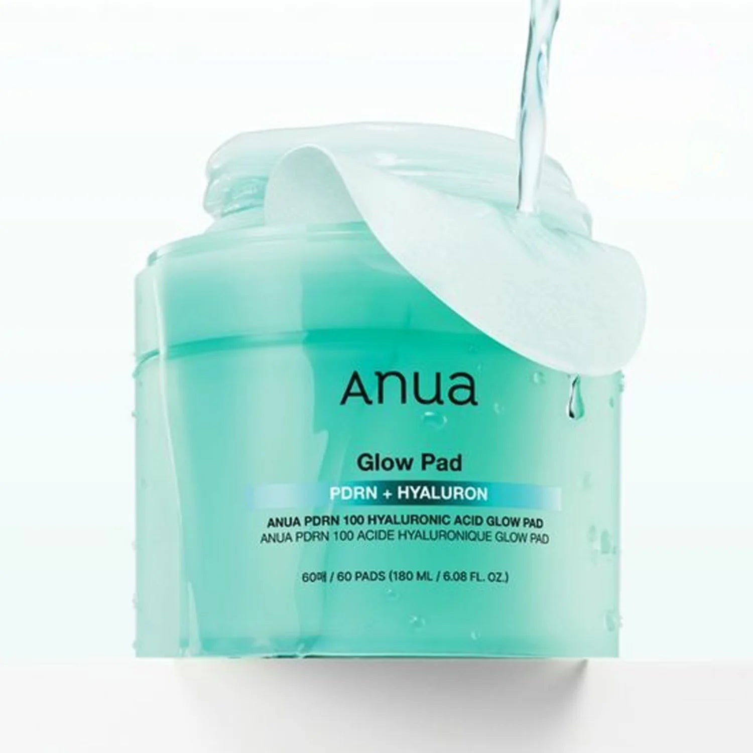 ANUA PDRN 100 HYALURONIC ACID GLOW 60 ML PADS 180 ML