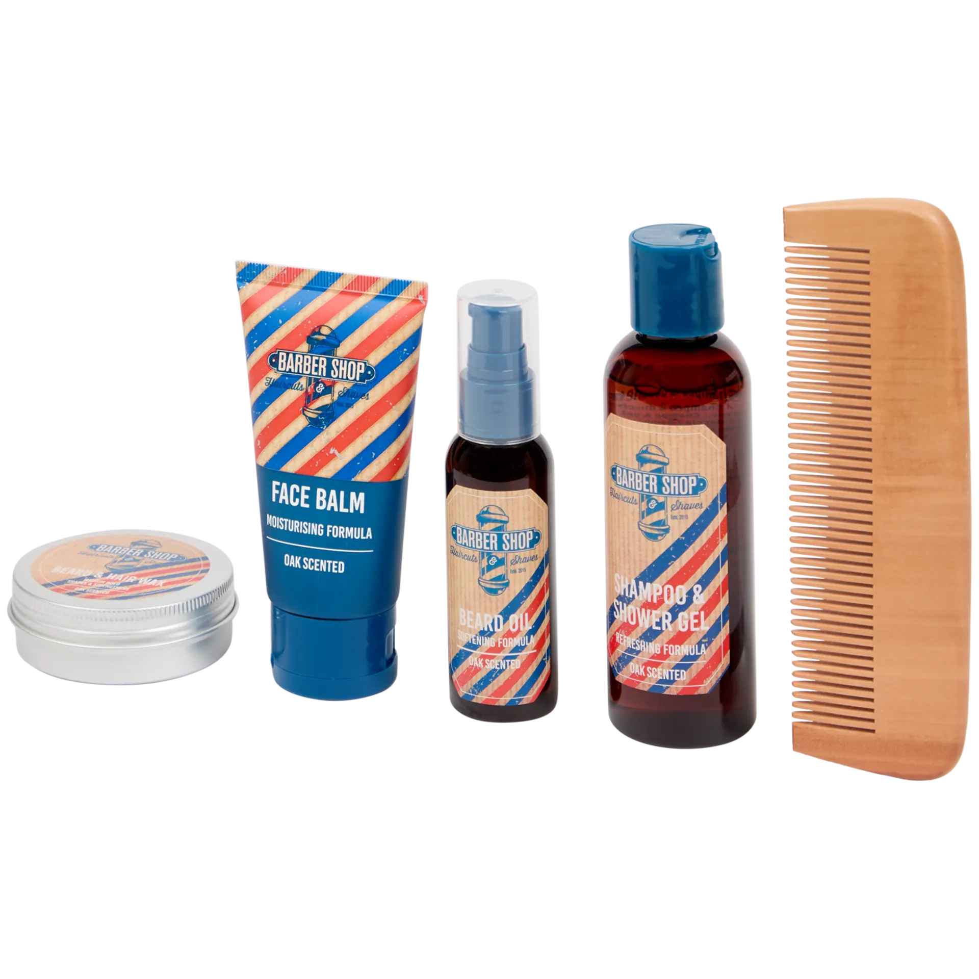 COFFRET CADEAU HOMME BARBER SHOP 5 PIÈCES