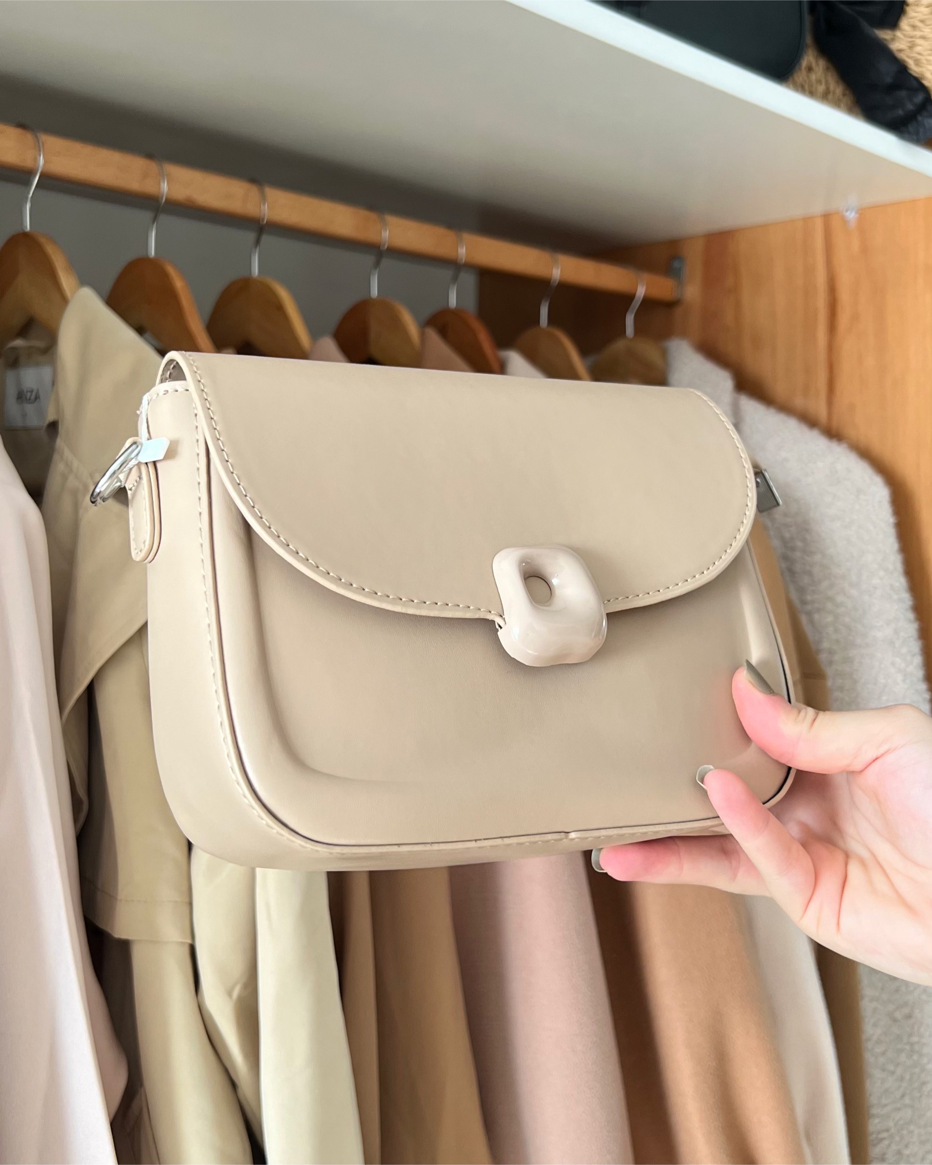 SAC DION CUTE COULEUR BEIGE FONCÉ