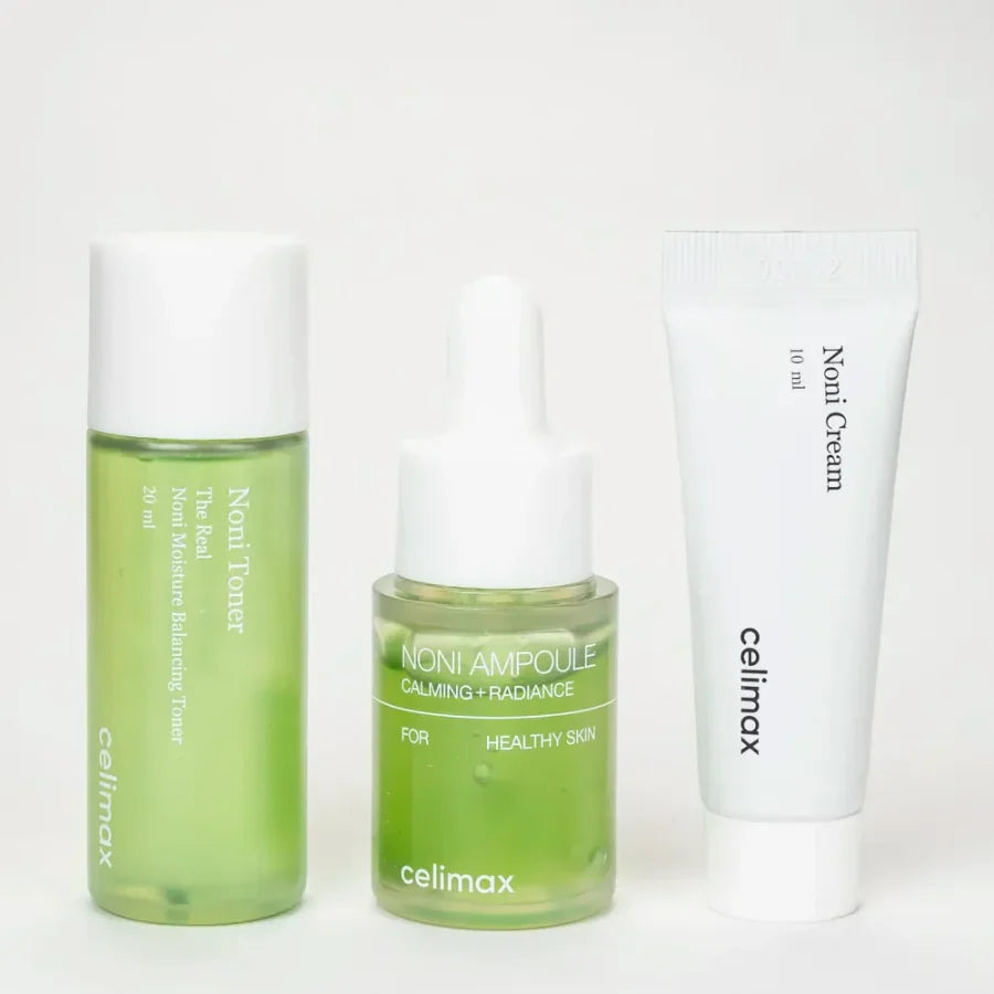 CELIMAX - NONI STARTER KIT CALMING + RADIANCE 3 PCS KIT