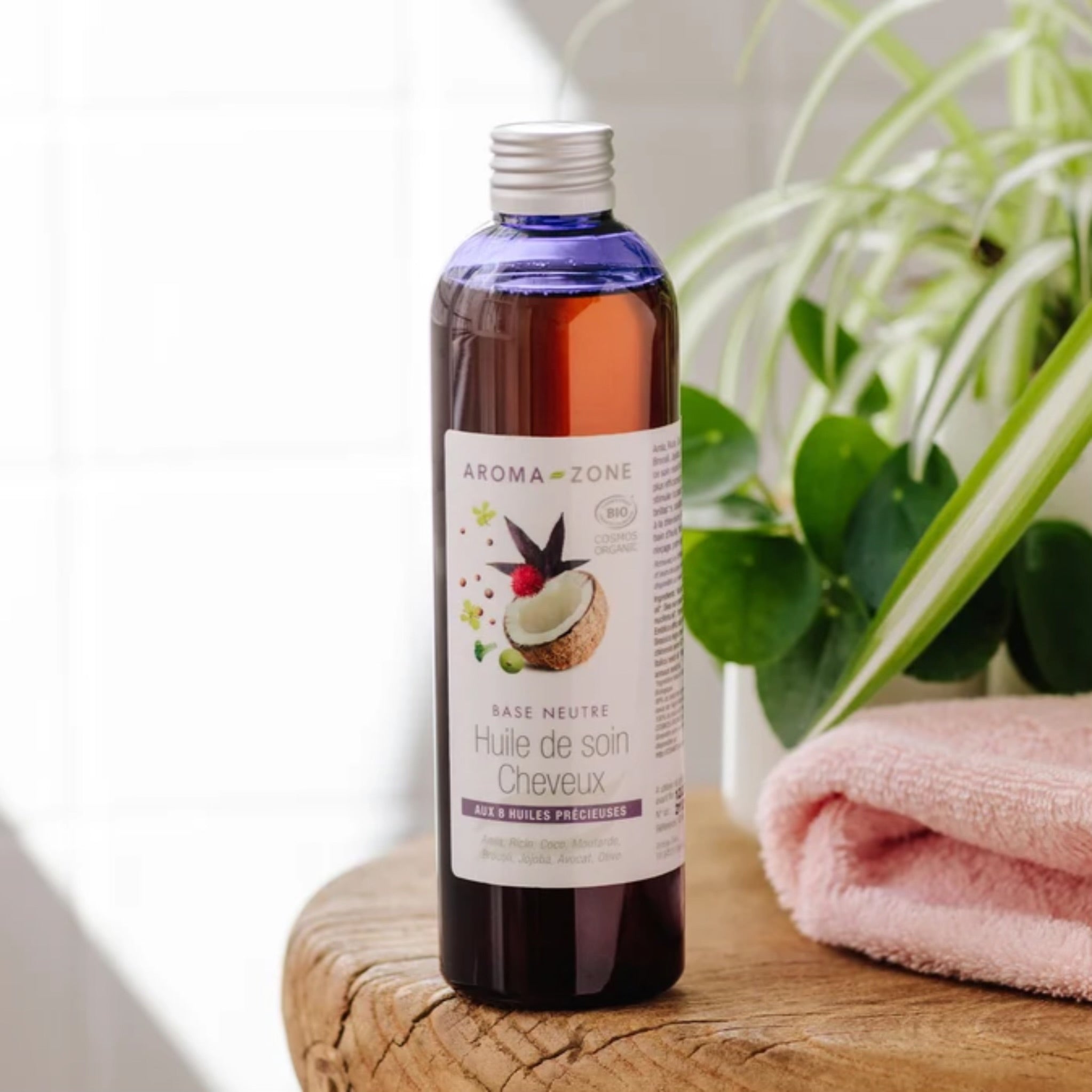 AROMA ZONE HUILE DE SOIN CHEVEUX AVEC 8 HUILES VÉGÉTALES BIO