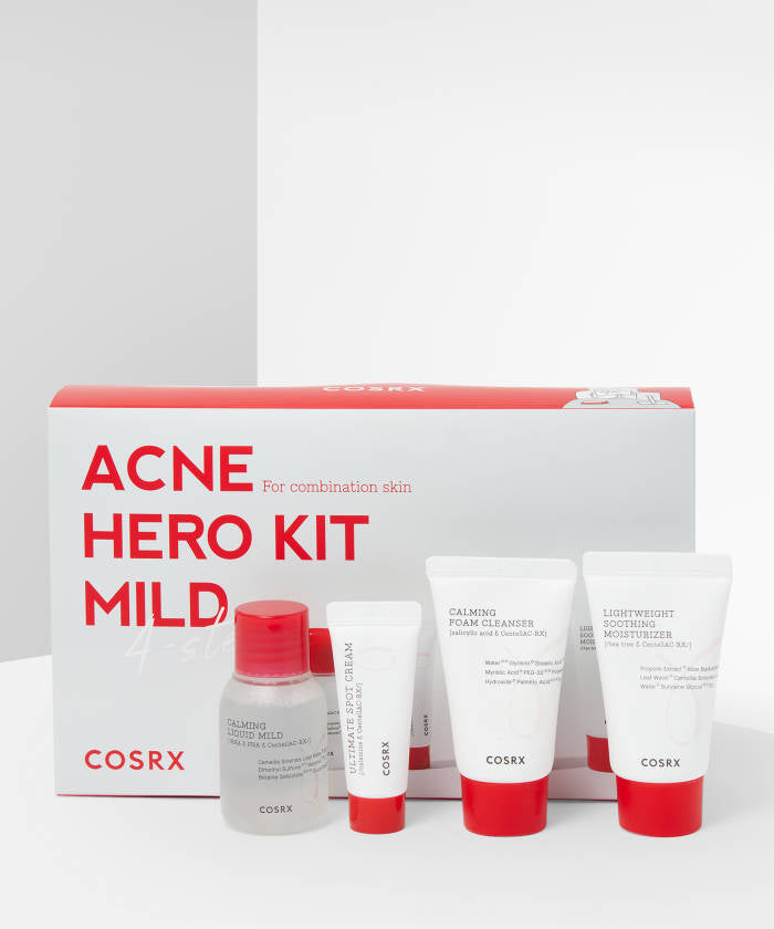 COSRX - ACNE HERO KIT MILD - DISCOVERY SET 4 STEPS