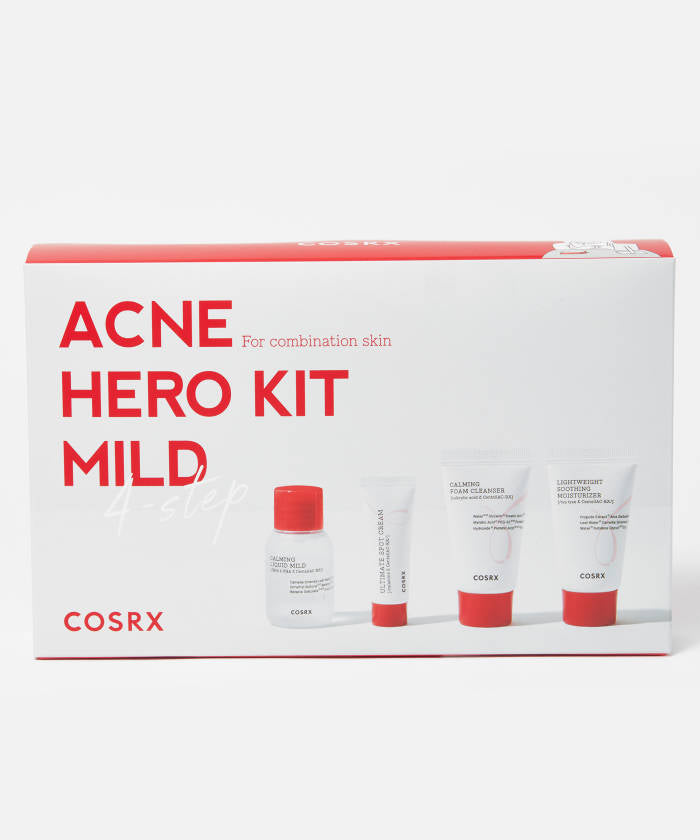 COSRX - ACNE HERO KIT MILD - DISCOVERY SET 4 STEPS