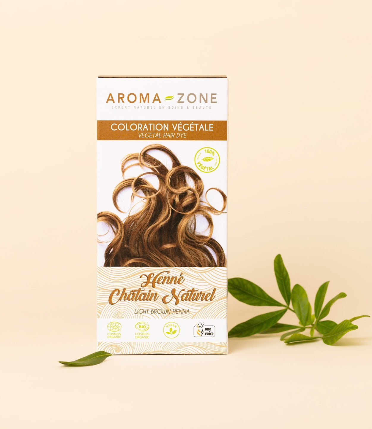 AROMA ZONE COLORATION VÉGÉTALE BIO COULEUR CHATAIN NATUREL