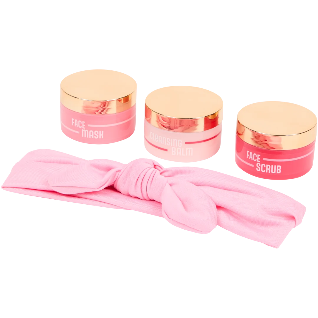 COFFRET CADEAU SOIN DU VISAGE THE BEAUTY DEPT BAUME / GOMMAGE / MASQUE