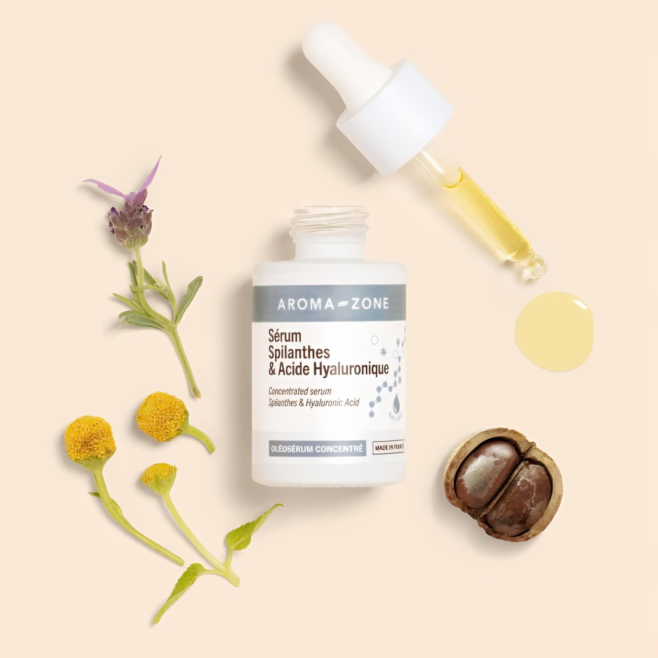 AROMA ZONE SERUM CONCENTRÉ SPILANTHES VEGETAL ANTI RIDES ANTI AGE 30ML