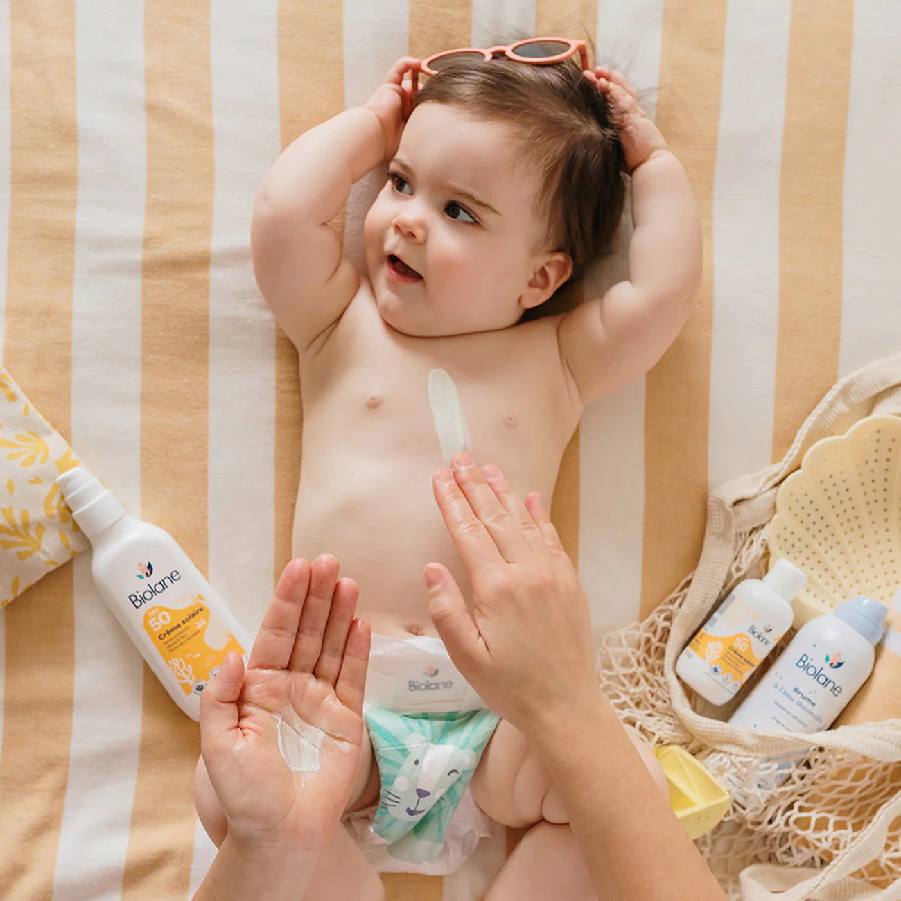 BIOLANE CRÉME SOLAIRE SPF 50 ADAPTÉ AUX BÉBÉS