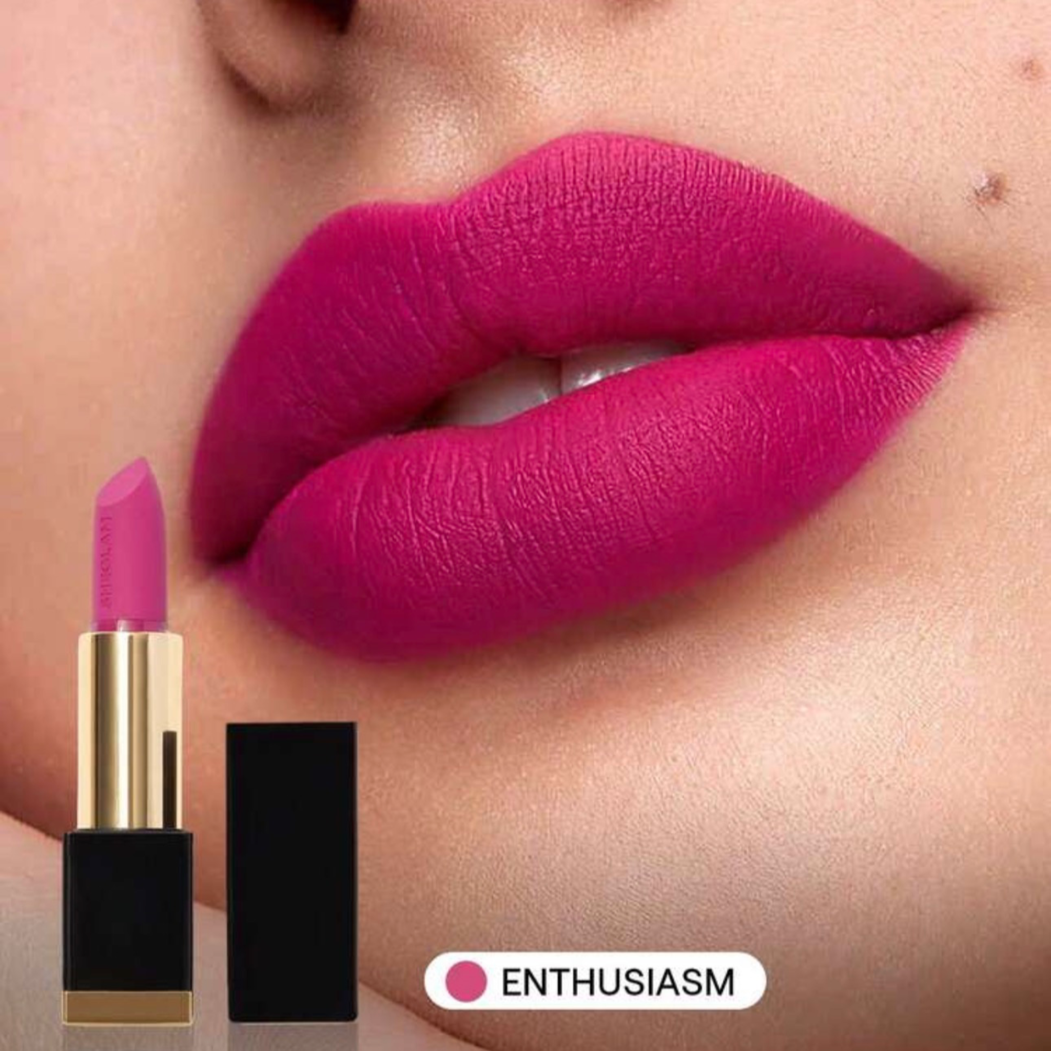 SHEGLAM ROUGE A LÈVRES MAT ALLURE À HAUTE PIGMENTATION COULEUR ENTHUSIASM