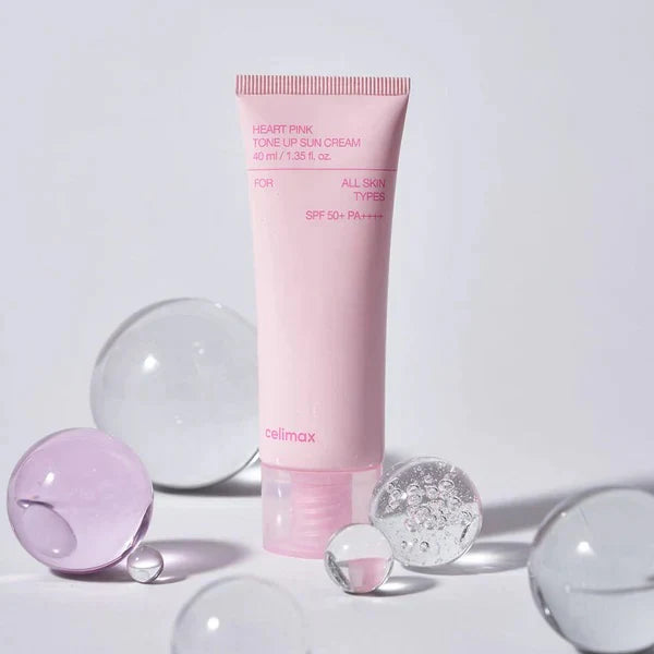 CELIMAX HEART PINK TONE UP SUN CREAM 40 ML