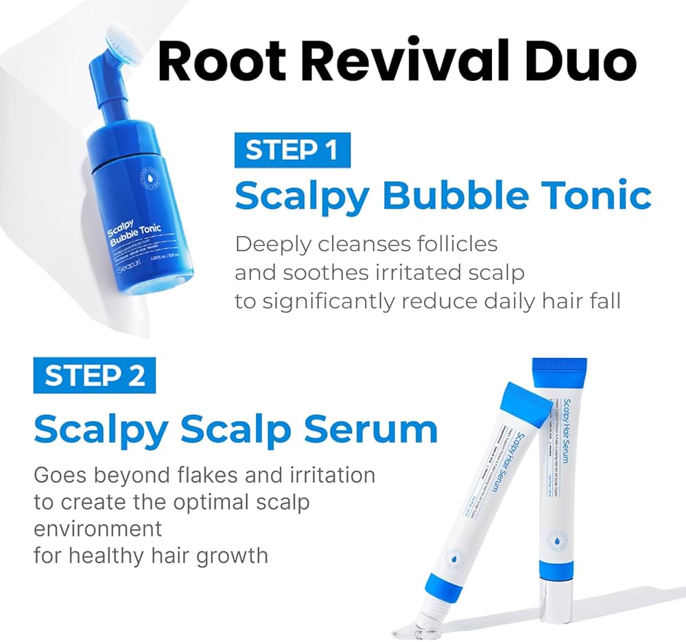 SEAPURI SCALPY BUBBLE TONIC-TONIQUE CUIR CHEVELU ANTI CHUTE EXFOLIANT
