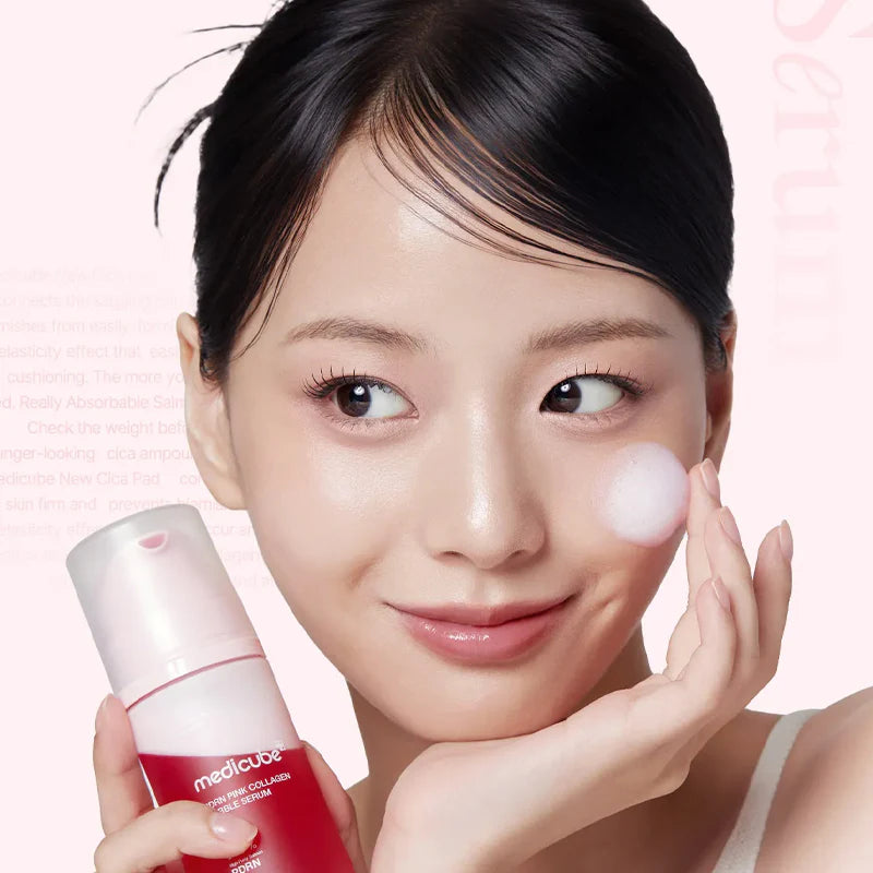 MEDICUBE PINK PDRN COLLAGEN BUBBLE SERUM 95 ML