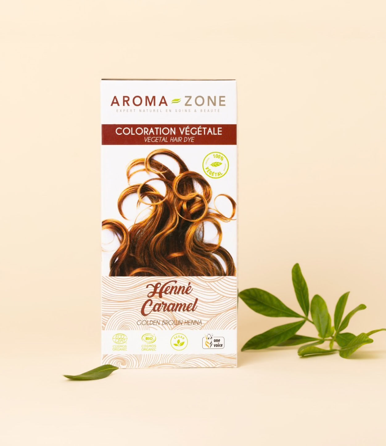 AROMA ZONE COLORATION VÉGÉTALE BIO COULEUR CARAMEL