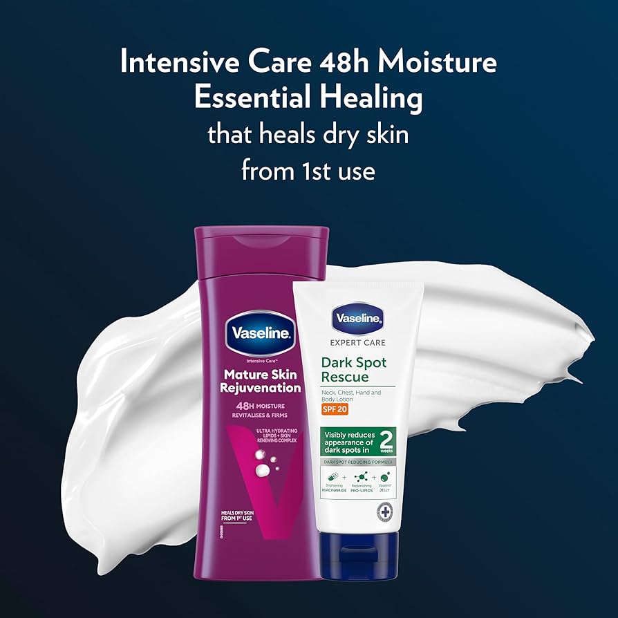 VASELINE MATURE SKIN REJUVENTATION 48H MOISTURE 400ML