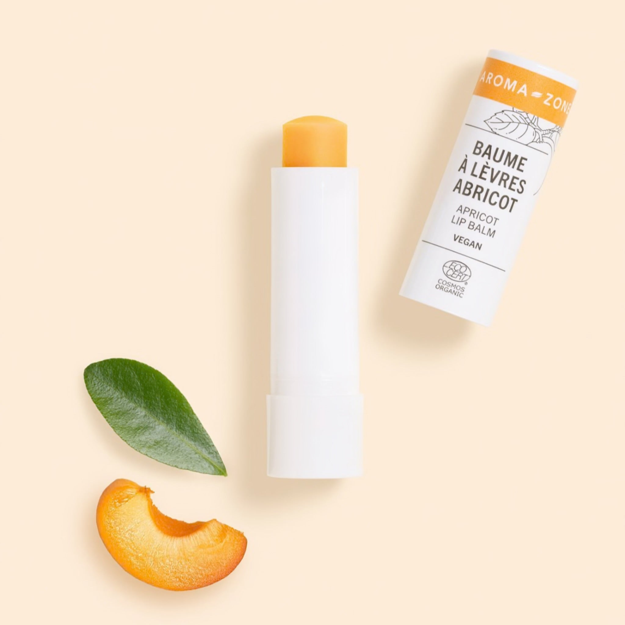 AROMA ZONE BAUME À LÈVRES BIO VEGAN ABRICOT