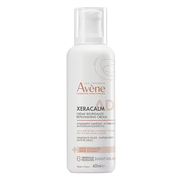AVÈNE XERACALM CRÈME RELIPIDANTE TRIPLE EFFICACITÉ 400ML