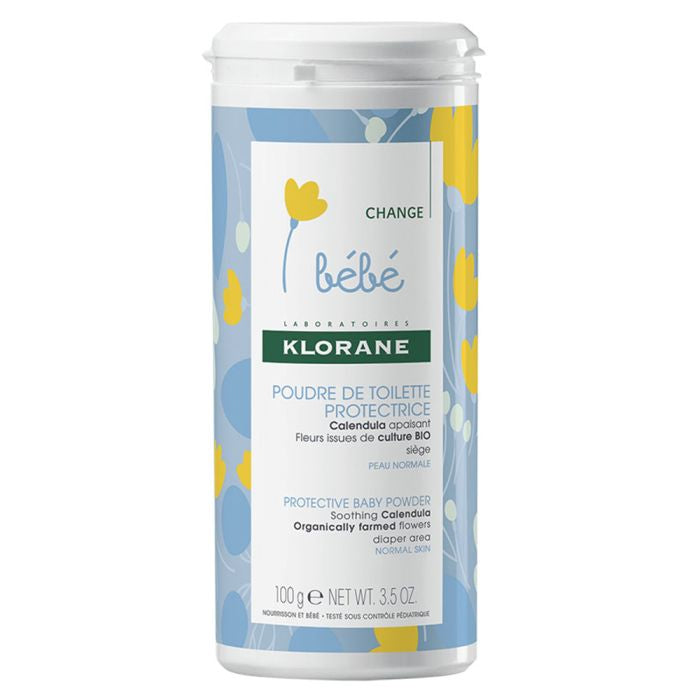 KLORANE POUDRE DE TOILETTE PROTECTRICE POUR BÉBÉ 100 G