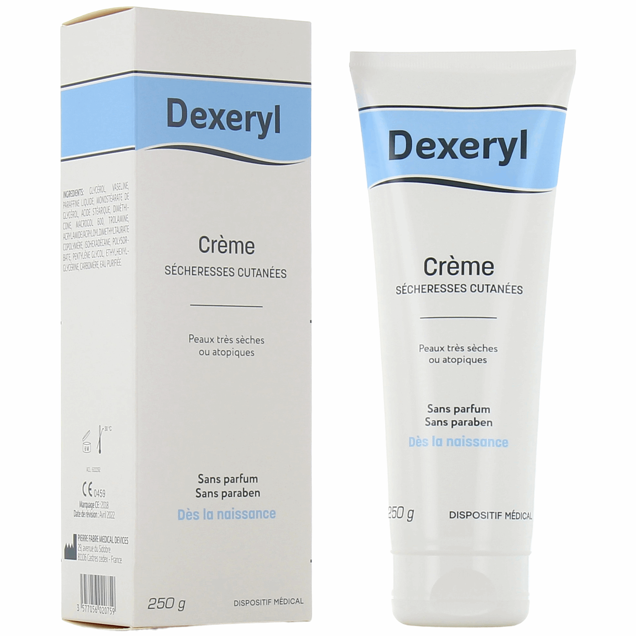 DEXERYL CRÈME SÈCHERESSE CUTANÉE 250ML