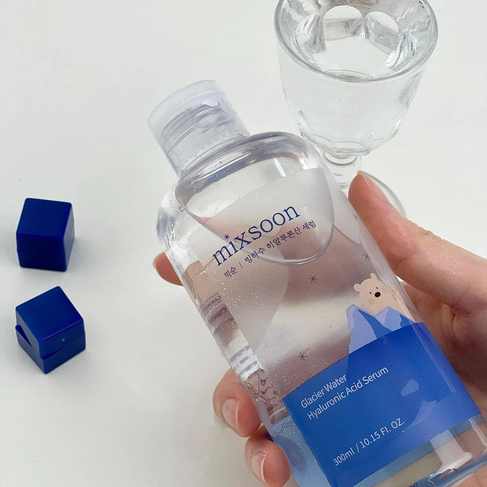 MIXSOON - SÉRUM À L'ACIDE HYALURONIQUE À L'EAU DE GLACIER - 300ML