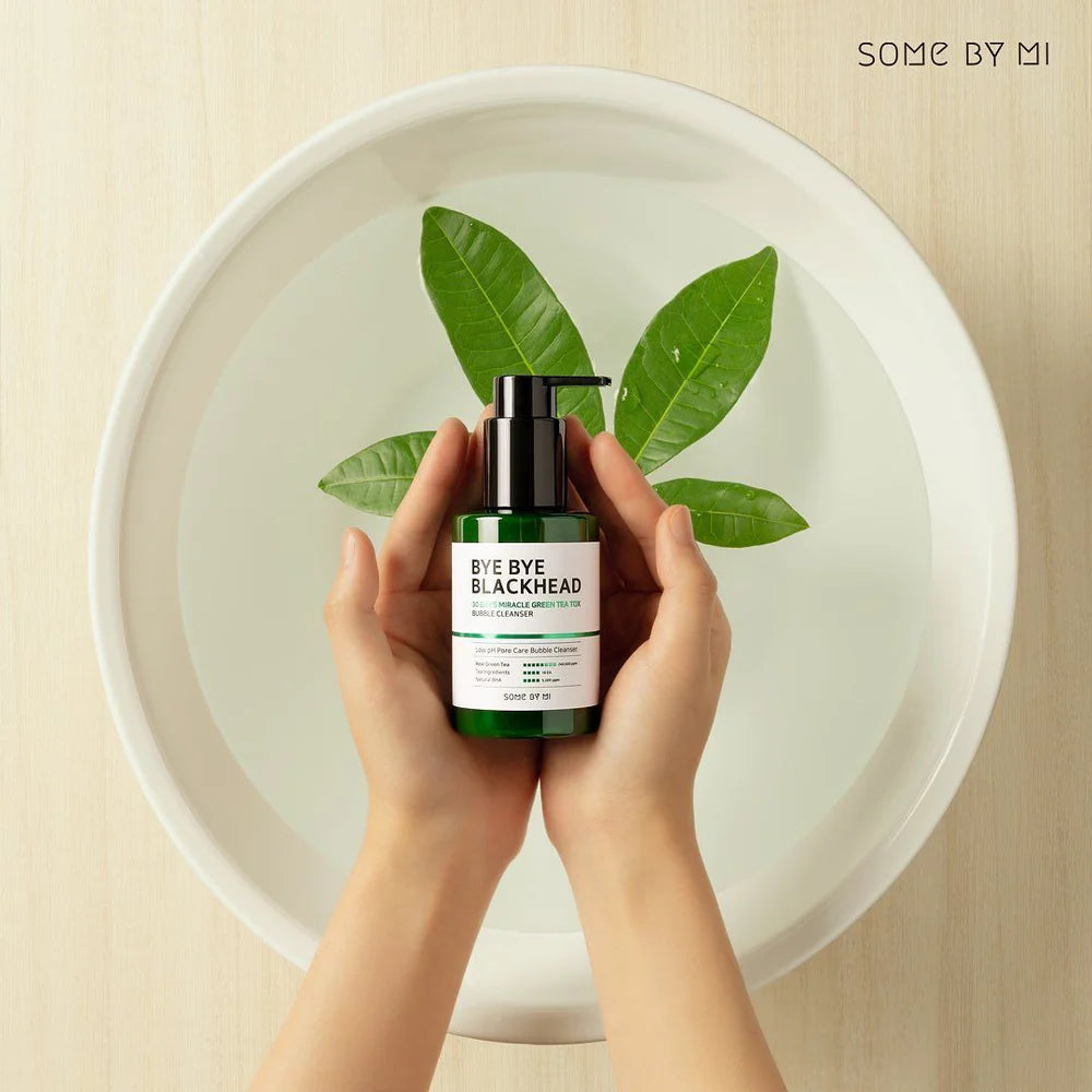 SOME BY MI- BYE BYE BLACKHEAD 30 DAYS MIRACLE GREEN TEA TOX BUBBLE CLEANSER 120ML